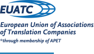Logo EUATC - Associao Europeia de Associaes de Empresas de Traduo
