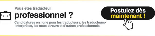 Vous tes traducteur professionel?