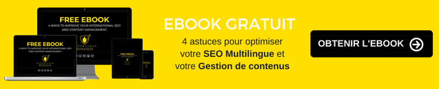 Ebook gratuit - 4 astuces pour optimiser votre SEO Multilingue et votre Gestion de contenus